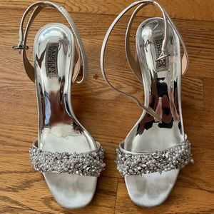 Badgley Mischka Clara Embellished Sandal